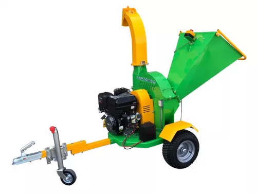 Victory BX-2000-E Holzschredder, Holzhäcksler mit Briggs&Stratton Motor mit E-Starter; Scheibenhäcksler